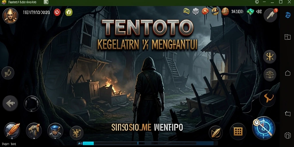 Screenshot TENTOTO menampilkan suasana menyeramkan dan gameplay yang mencekam.